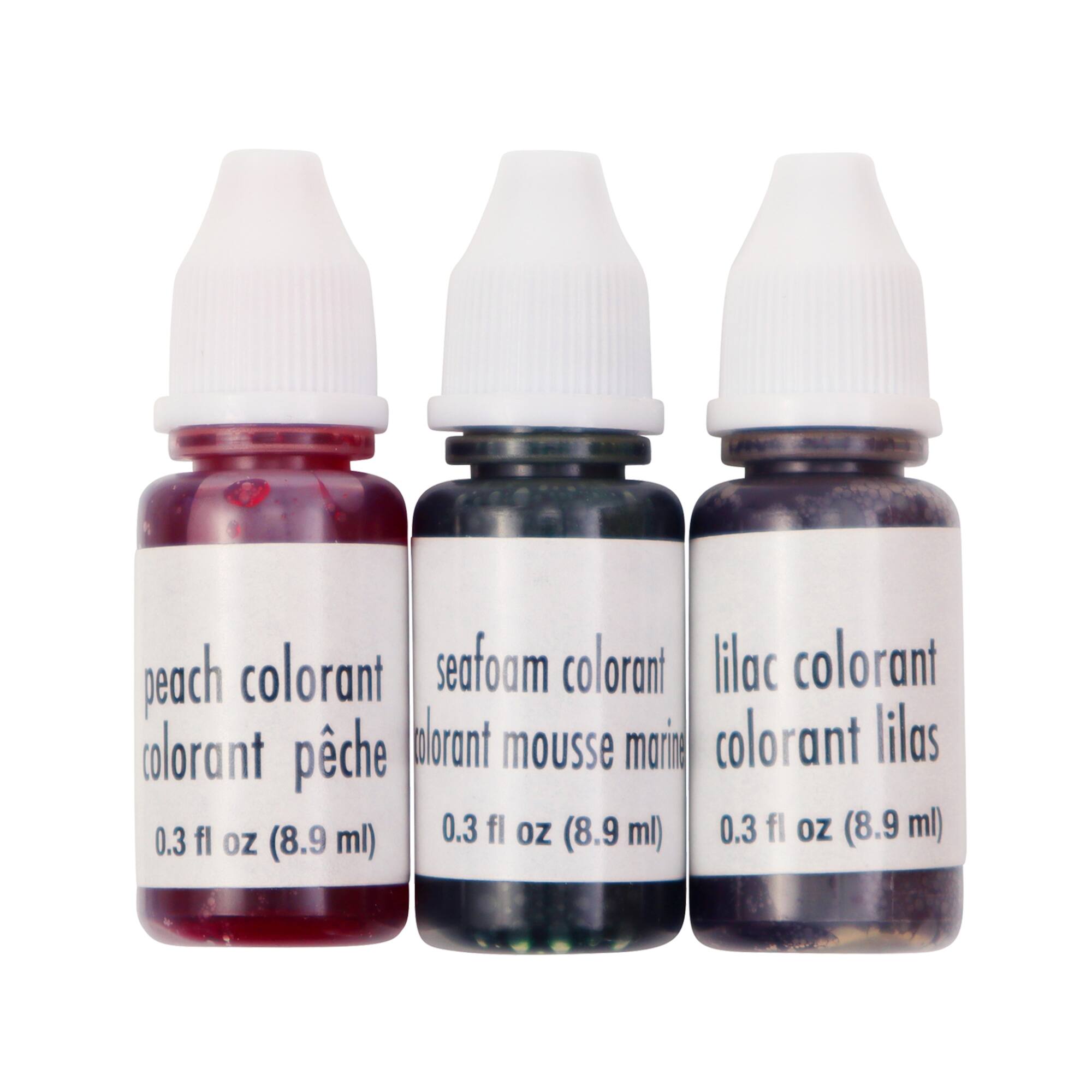 9 Packs: 3 ct. (27 total) Lilac, Peach & Seafoam Soap Colorants by Make Market®